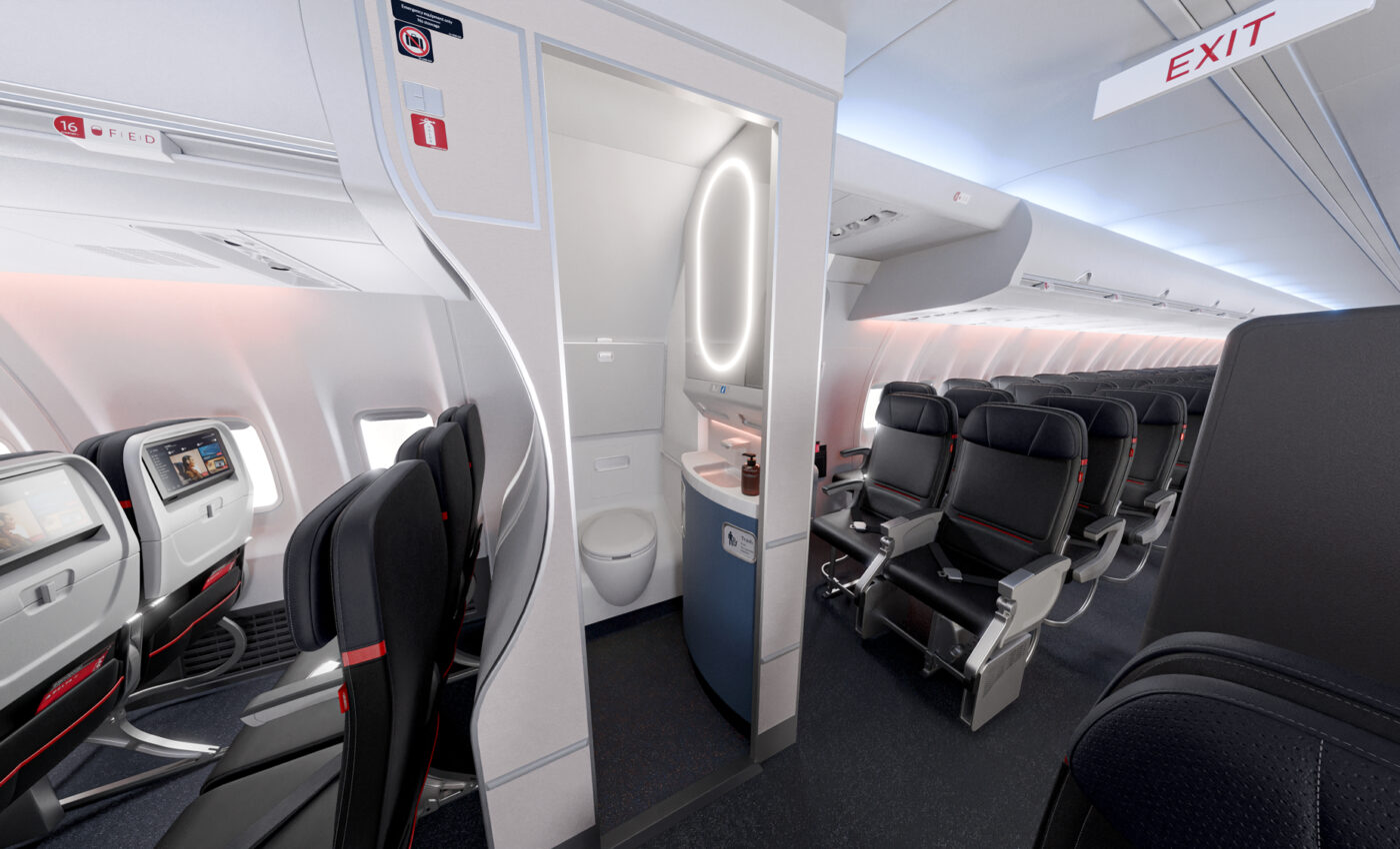 New Delta Airlines interior upgrade