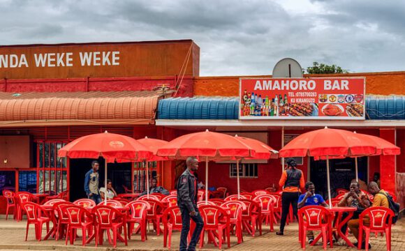 Street Cafe in Kigali, Ruanda