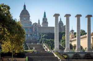 Barcelona Museum near trade fair